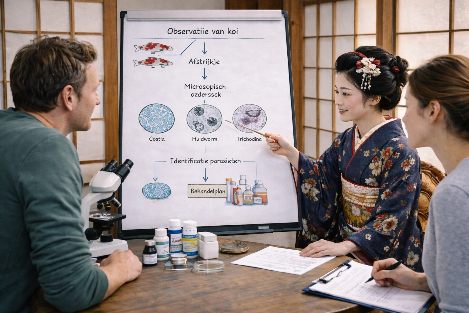 Specifieke Koi parasieten, medicatie en behandelplan 1 Koi Academy specifieke koi parasieten